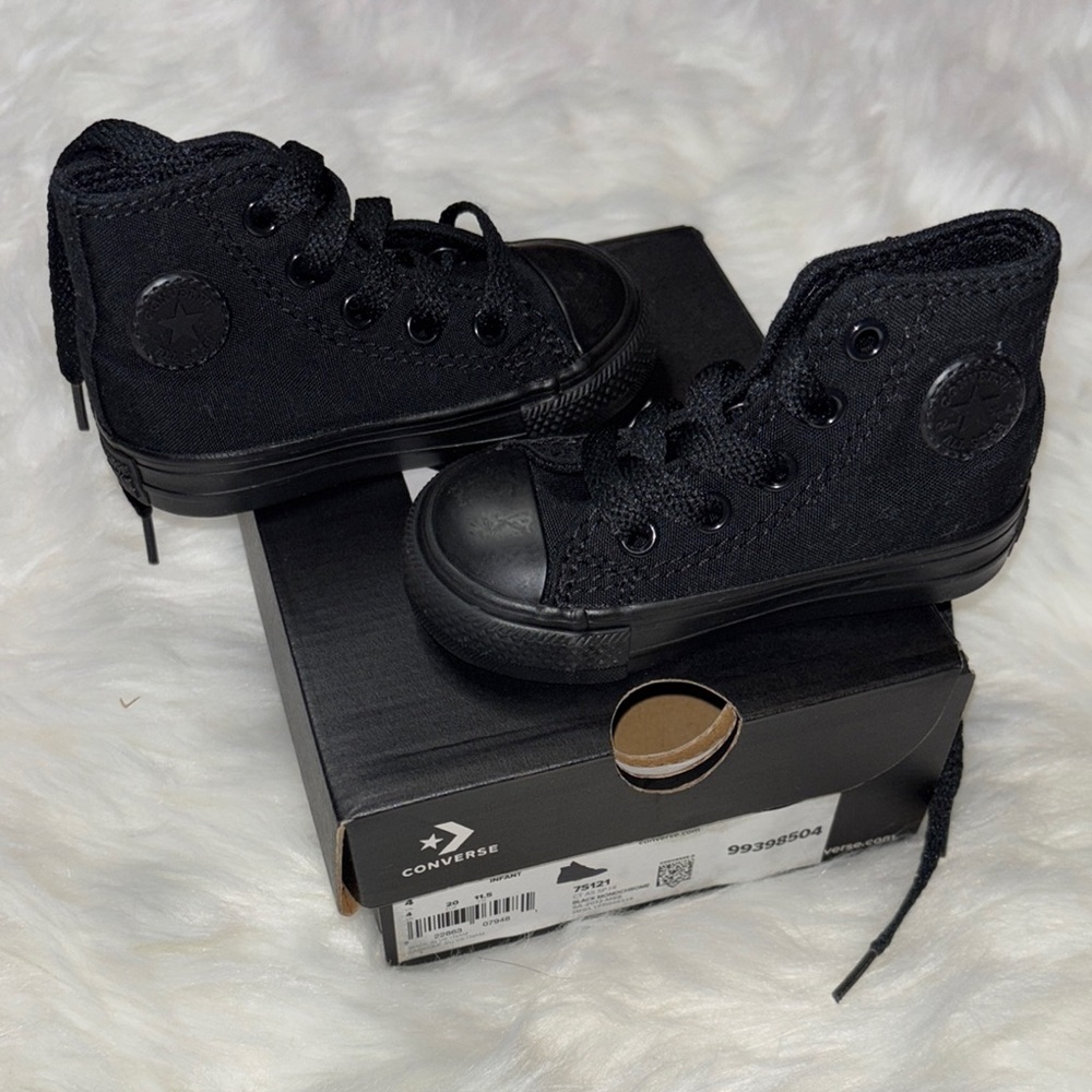 Converse Black Infant Sneakers